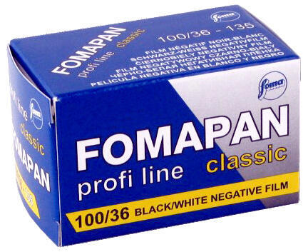 Fomapan 100-135/36 - černobílý kinofilm Fomapan 100-135/36 - černobílý kinofilm